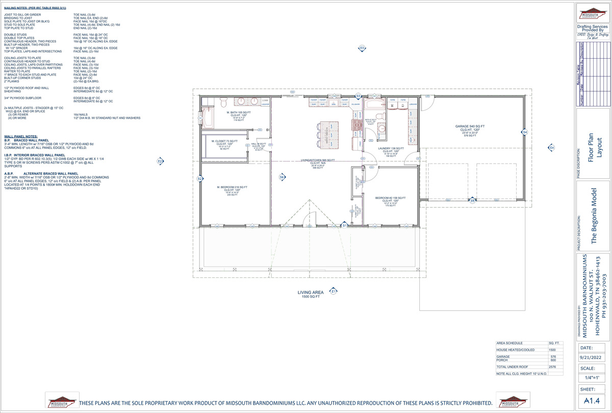 The Begonia - Blueprints - Image 3