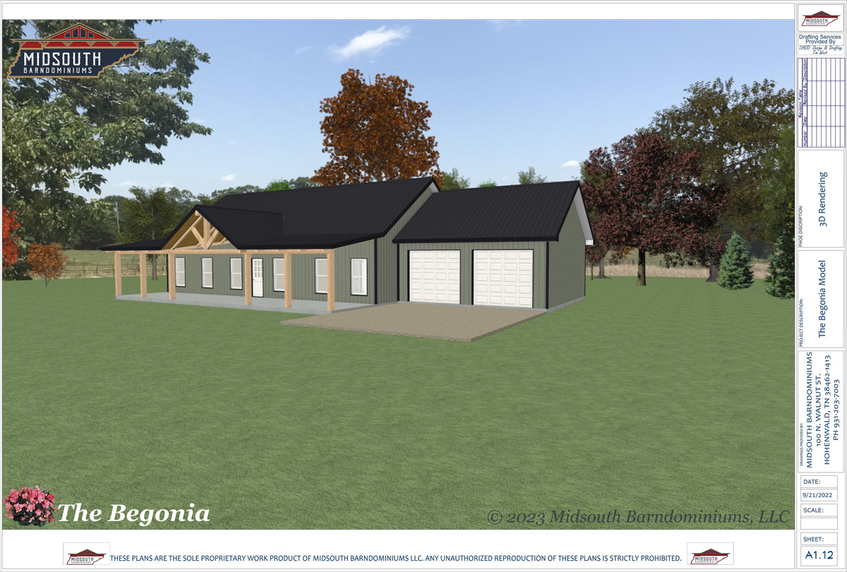 The Begonia - Blueprints - Image 2
