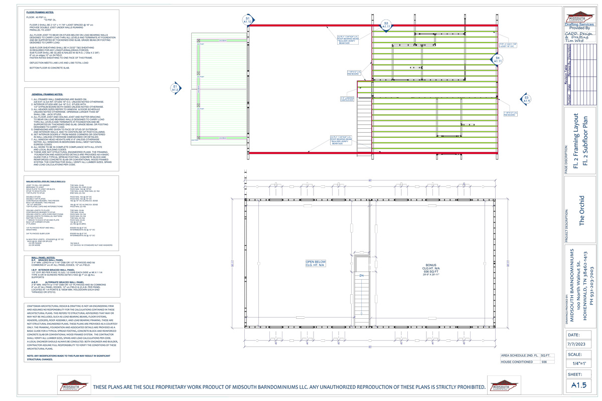 The Orchid - Blueprints - Image 3