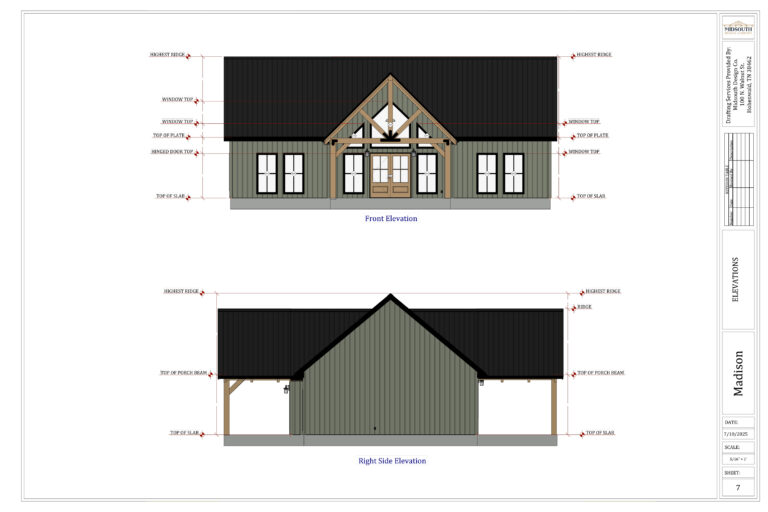Madison-Front-&-Right-Elevation